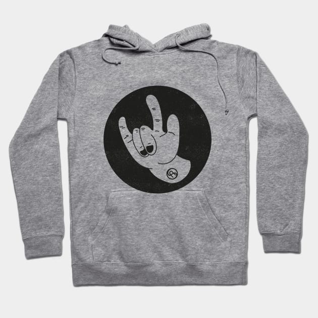 Rock & Roll hand Hoodie by Sviali